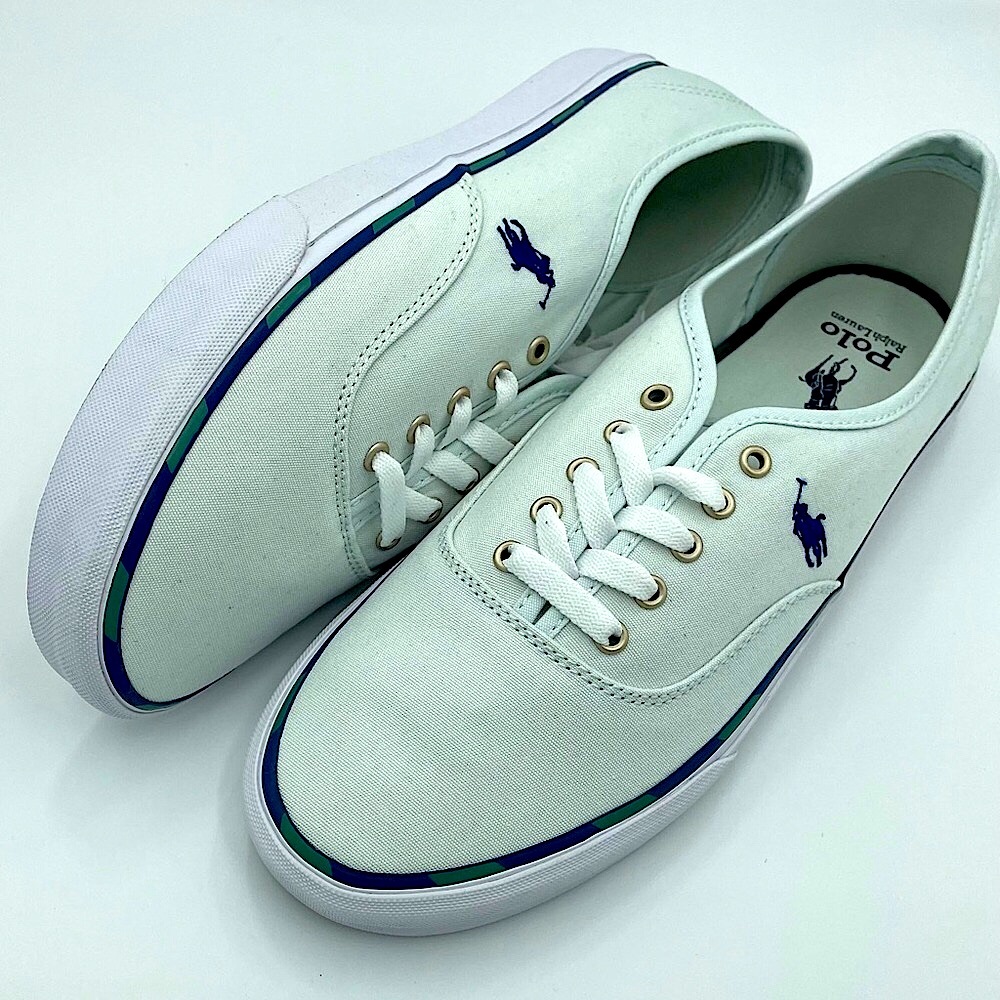 Polo by Ralph Lauren Sneakers with Canvas Upper and Rubber Sole